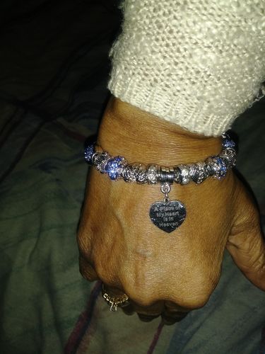 Customer photo review of Piece Of My Heart Bracelet