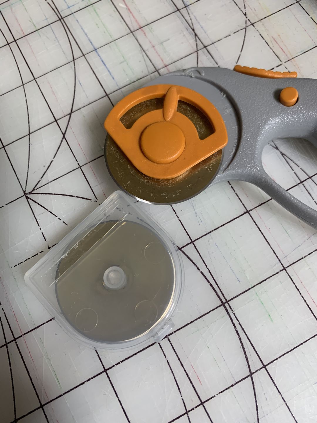 Customer photo review of Titanium Coated Rotary Cutter Blades