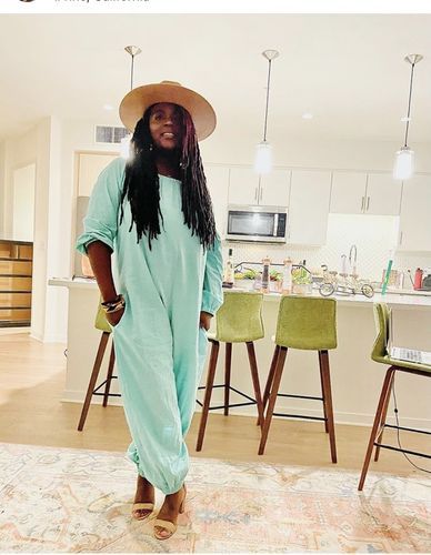 Customer photo review of Off Shoulder Heram Jumpsuit