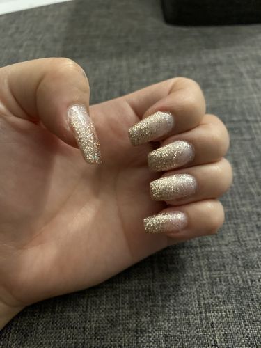 Customer photo review of Mermaid Glitter Poly Nail Gel Kit