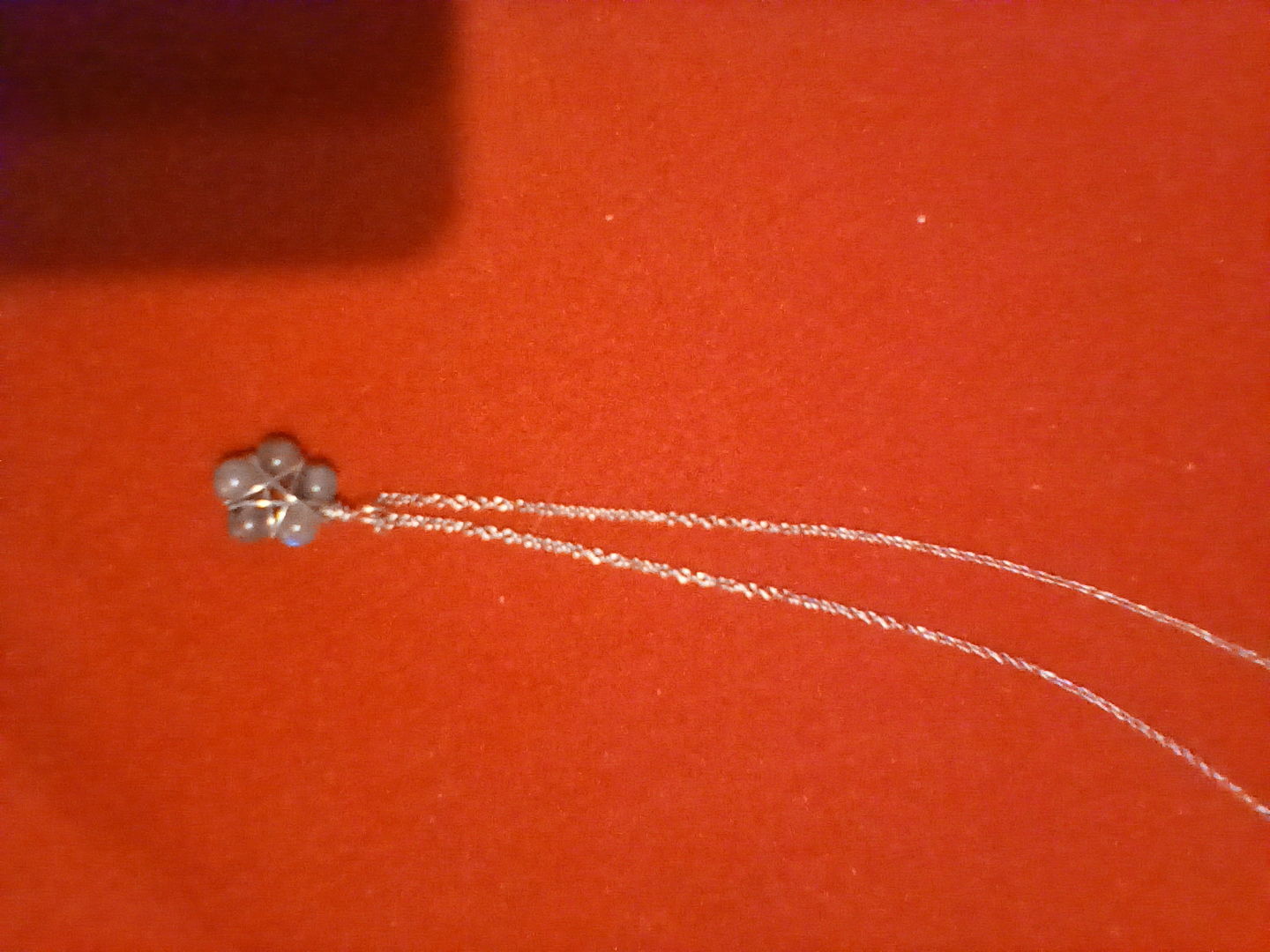 Customer photo review of Crystal Pentagram Necklace – Your Shield in Unsteady Times