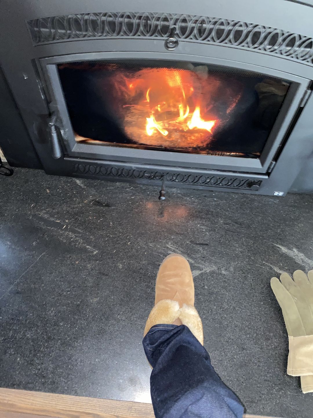Customer photo review of MEN'S SHEEPSKIN BOOTIE