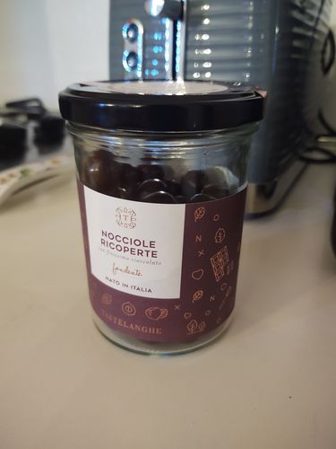 Customer photo review of 1 confezioni di Nocciola Piemonte IGP "Tostata" ricoperta di ciocciolato 200g