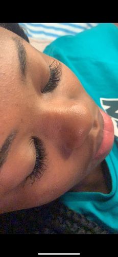 Customer photo review of Volume Eyelash Extension MIX Length