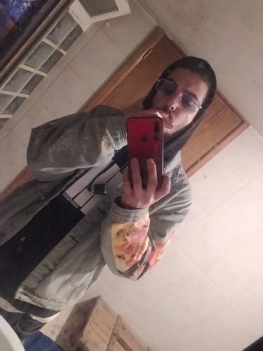 Customer photo review of Van Gogh Denim Jacket