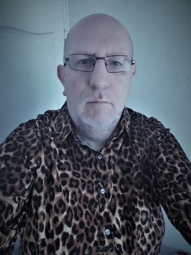 Customer photo review of Chemise à manches longues en coton imprimé léopard