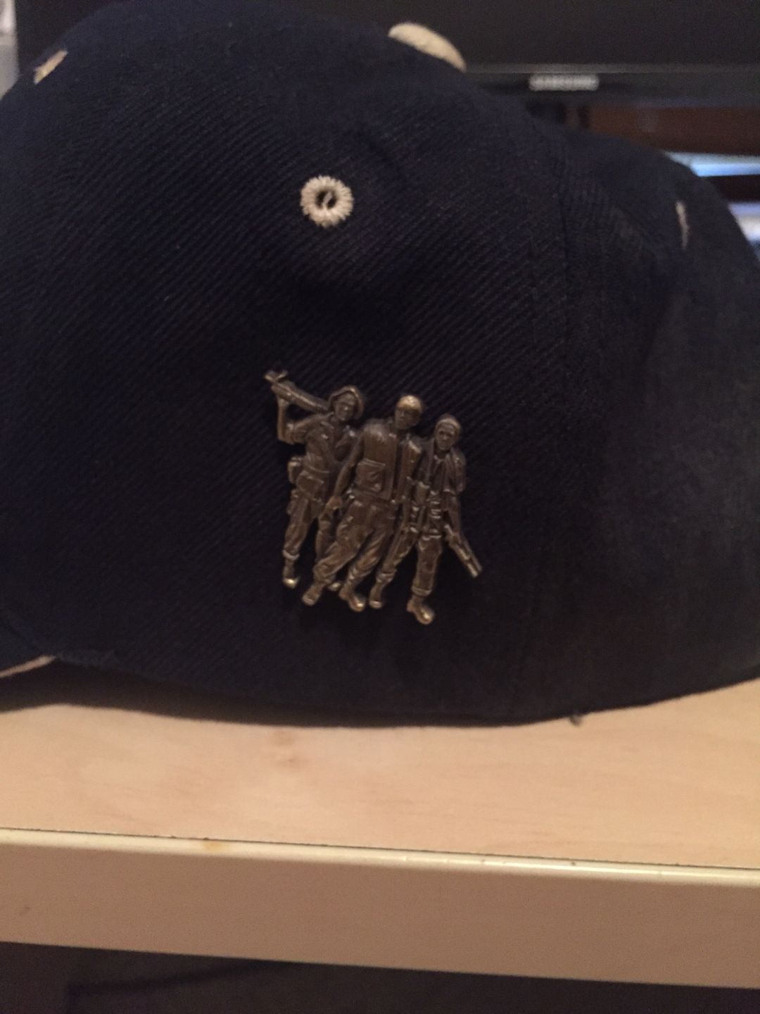 Customer photo review of Vietnam Veteran Pin