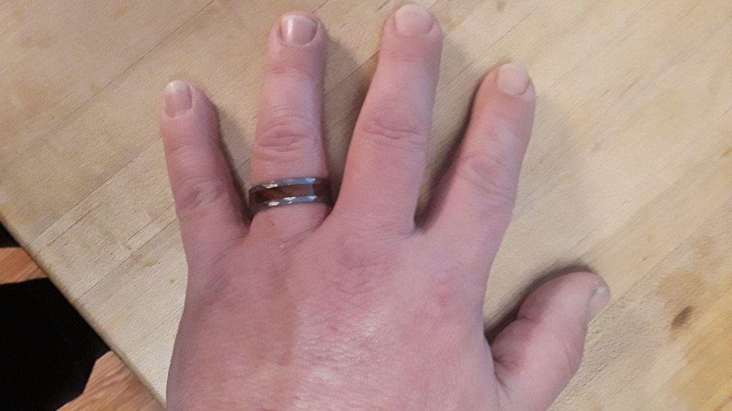 Customer photo review of Ironwood in Hammered Tungsten
