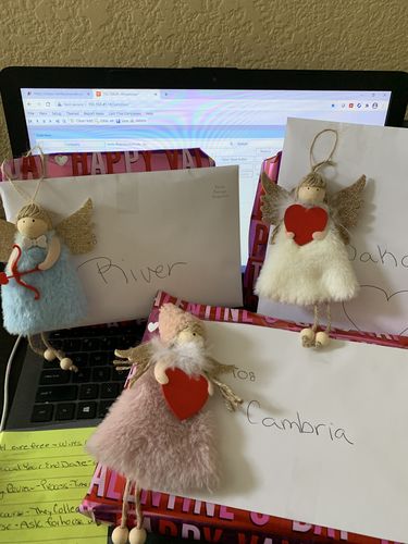 Customer photo review of Handmade Valentine’s  Day Angels