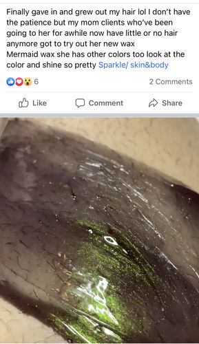 Customer photo review of Pro Series Hair Removal Wax