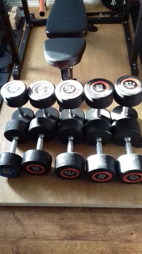 Customer photo review of 5 Pairs(10 x Dumbbells) of Palladium Dumbbells Set 27.5 to 37.5kg