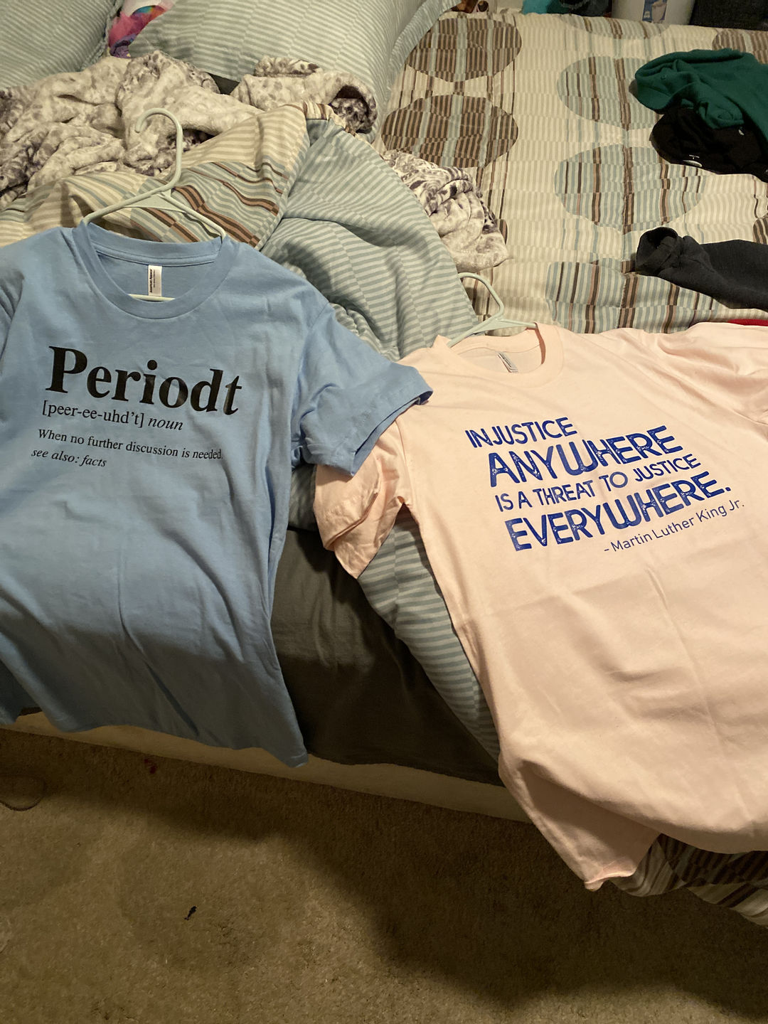 Customer photo review of Mystery Surprise Tees (2 Shirts)