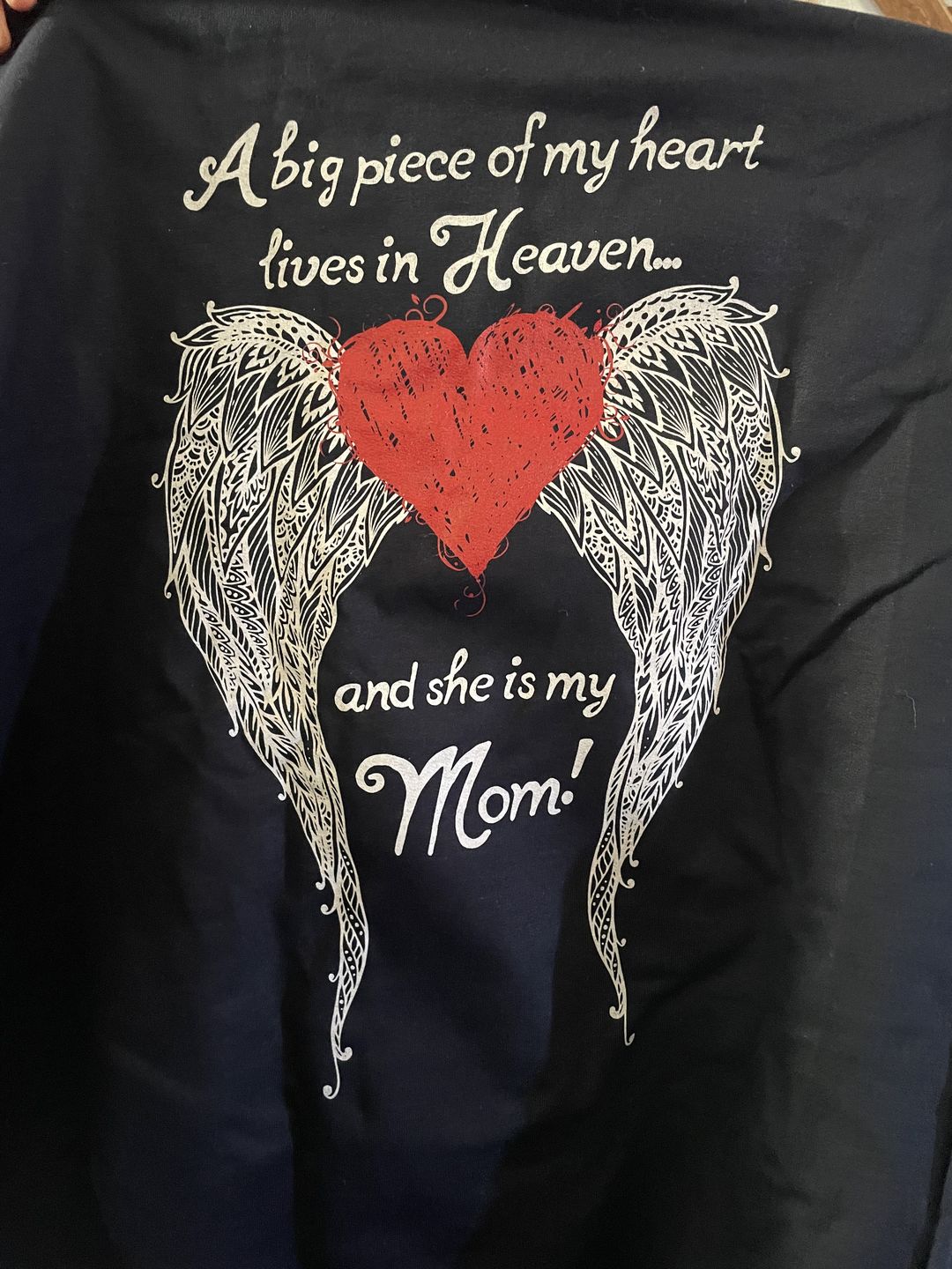 Customer photo review of Mom - A Big Piece of my Heart Hoodie