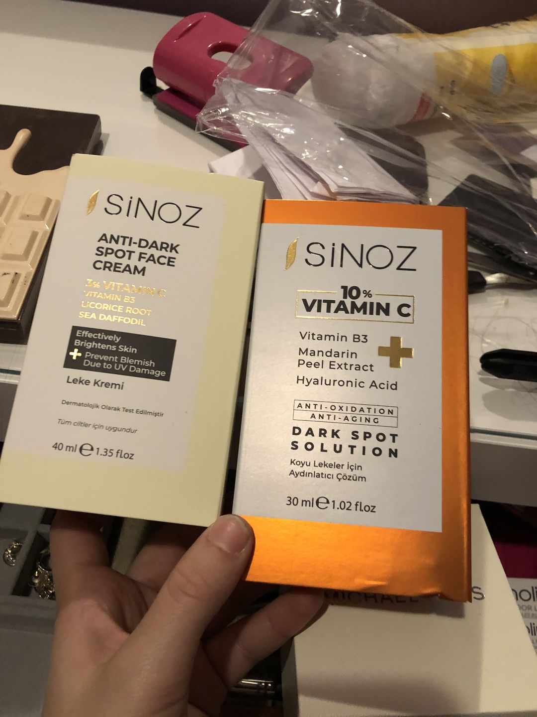 Customer photo review of Dark spot set