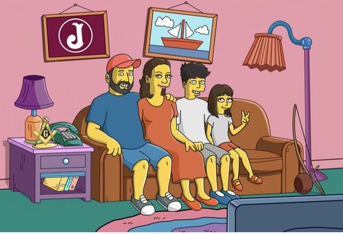 Customer photo review of RETRATO EM ARQUIVO DIGITAL FAMILIA AMARELA