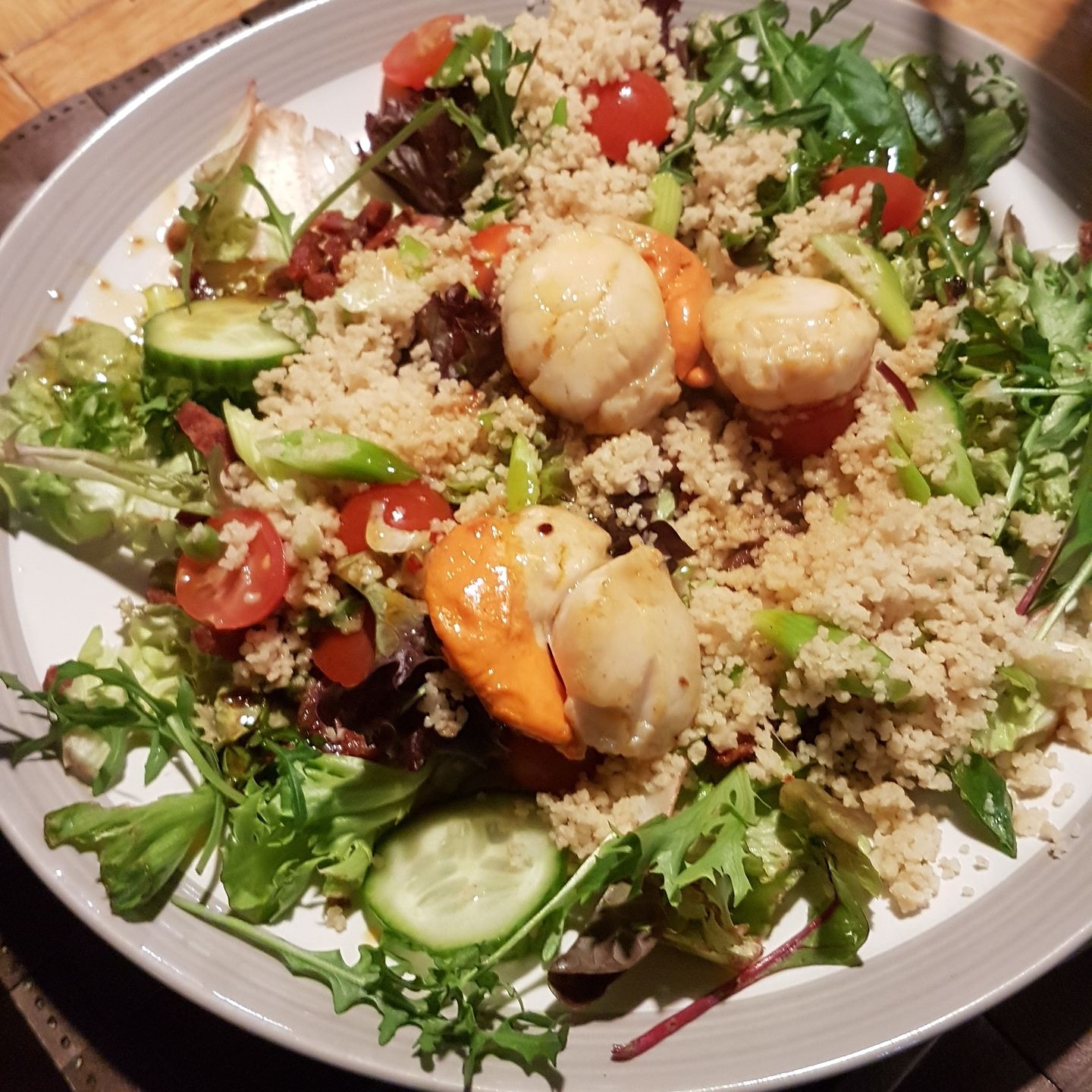 Customer photo review of Fresh King Scallops