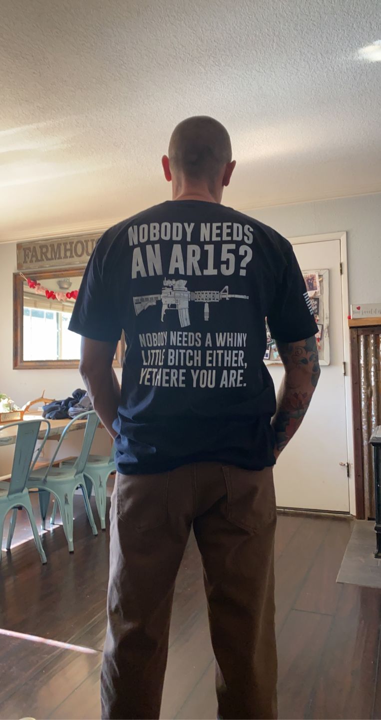 Customer photo review of Nobody Needs An AR15?