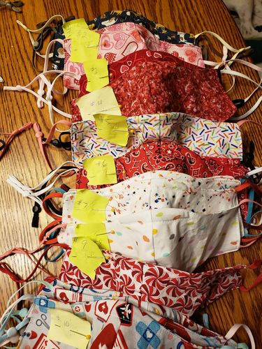 Customer photo review of Mask Insert - Straight - 100 Count