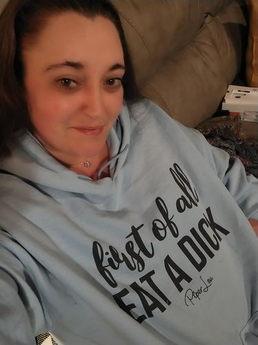 Customer photo review of First Of All Eat A Dick Winter Apparel