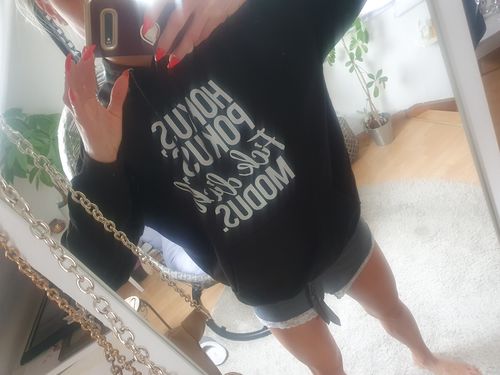Customer photo review of Hokus Pokus F*** **ch Modus - Unisex Kapuzenpullover Hoodie