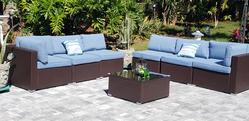 Customer photo review of Outdoor Sectional Sofa Set