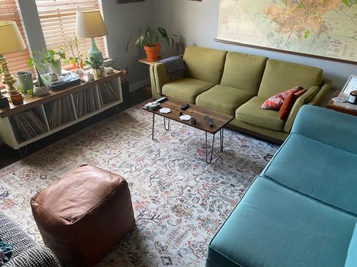 Customer photo review of Vintage Wreath Multi Rug