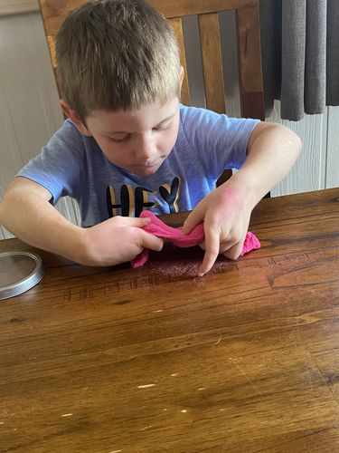 Customer photo review of Scented Essential Oil Stretchy sand - LIMITED EDITION - 5 scents available