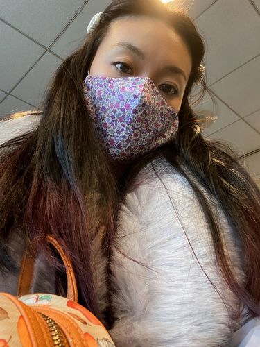 Customer photo review of Peaceful Kristin - charcoal gray