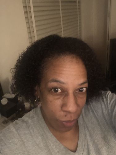 Customer photo review of Curly Hair Wash and Go Set with Organic Sweet Almond Oil for Sensitive Skin (Fragrance-Free)