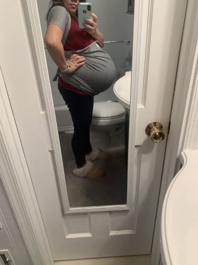 Customer photo review of Baby Wrap Carrier