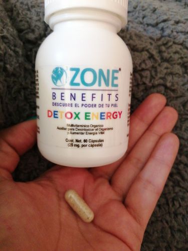 Customer photo review of DETOX ENERGY - Multivitaminico Orgánico - 60 capsulas (25 mg x por capsula)