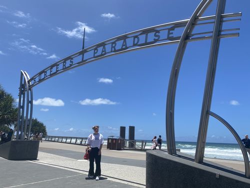 Customer photo review of Flared Pants (Petite)