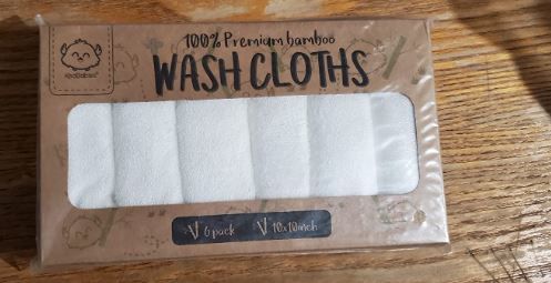 Customer photo review of DELUXE Baby Bamboo Washcloths