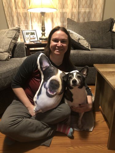 Customer photo review of Create A Custom Object Pillow