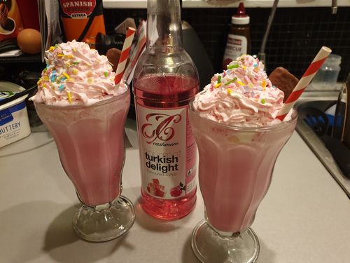 Customer photo review of Turkish Delight Coffee Syrup