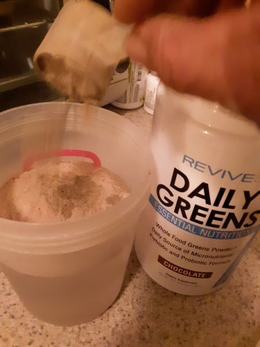 Customer photo review of Daily Greens Powder