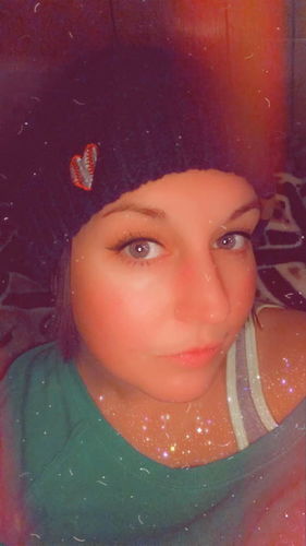 Customer photo review of Baseball Heart C.C Thick Knit Soft Beanie
