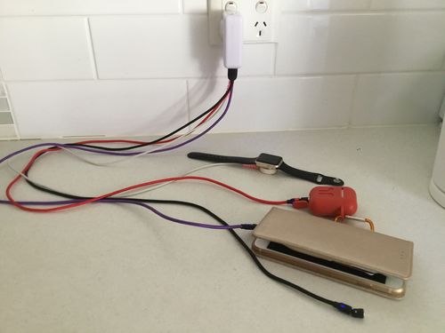 Customer photo review of Your Go To Cable - Charges All Your Devices