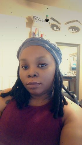 Customer photo review of Stretchy Rope Twist Turban