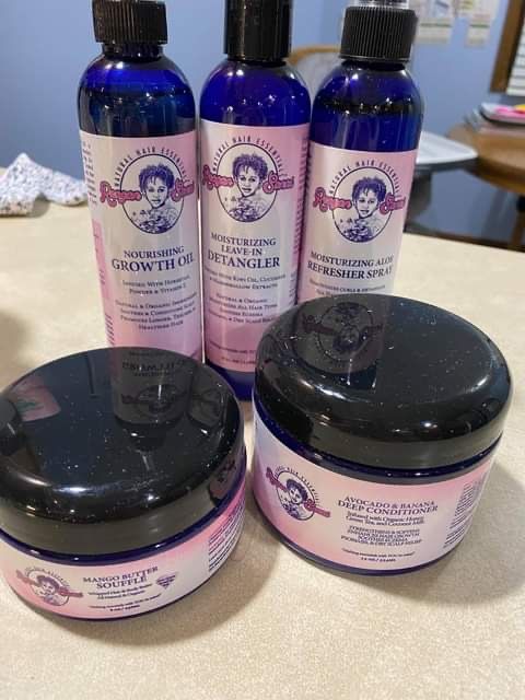 Customer photo review of Avocado & Banana Deep Conditioner 12 oz.