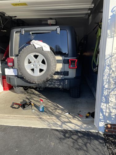 Customer photo review of JK to JL Conversion Tail Lights - Black for 07-18 JEEP WRANGLER JK/ JKU