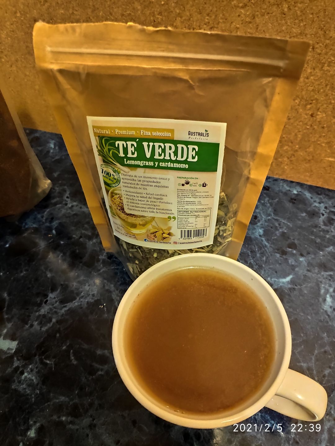 Customer photo review of Té Verde