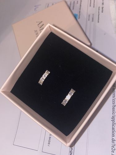 Customer photo review of Classy Ohrringe I 925 Sterling Silber