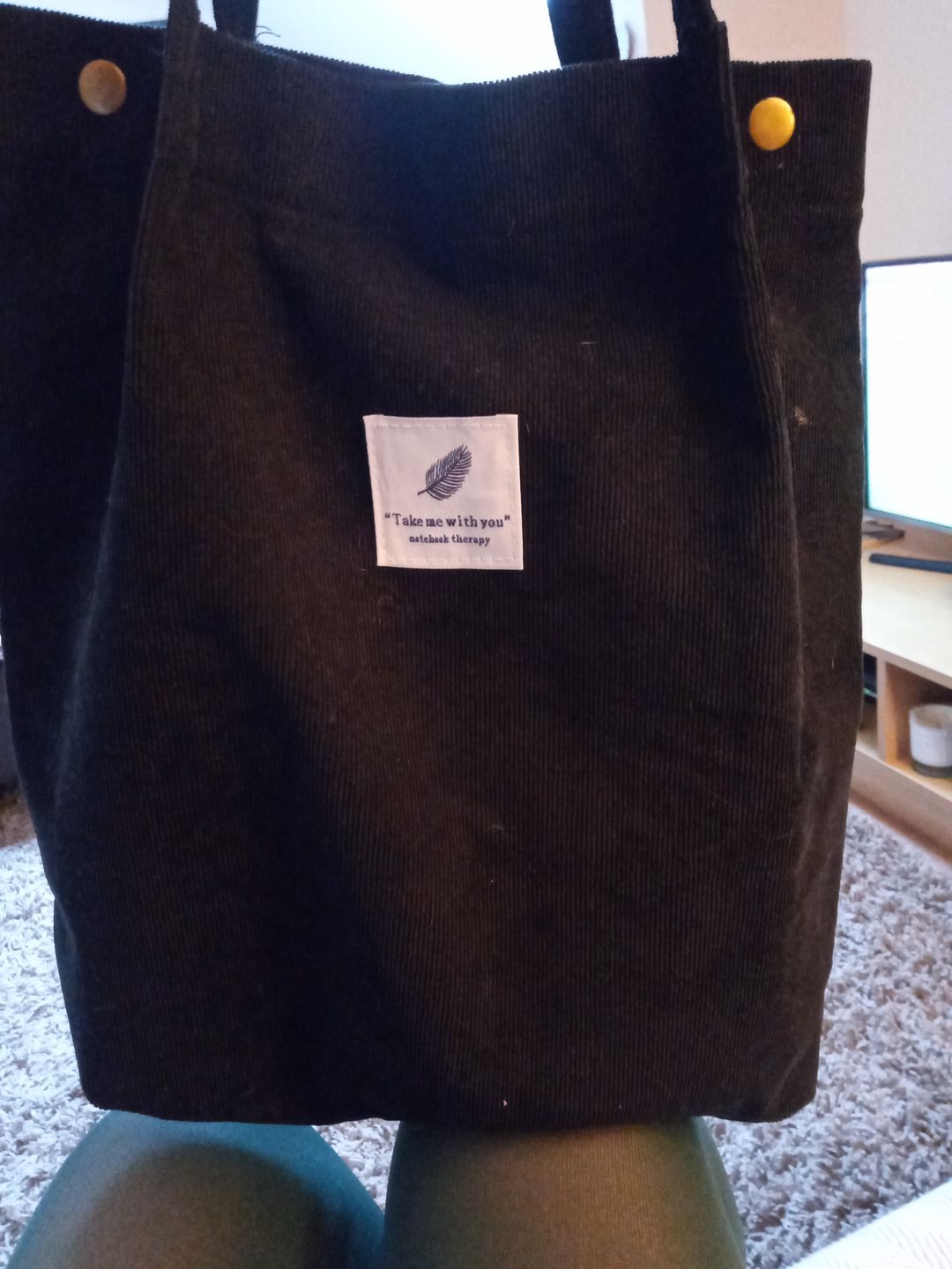 Customer photo review of Cord Tote Bag