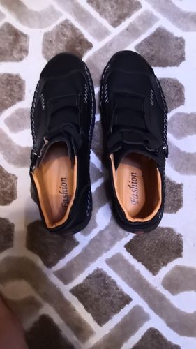 Customer photo review of New Fashion Split Leather Zip Shoes(Buy 2 Get 10% off, 3 Get 15% off )