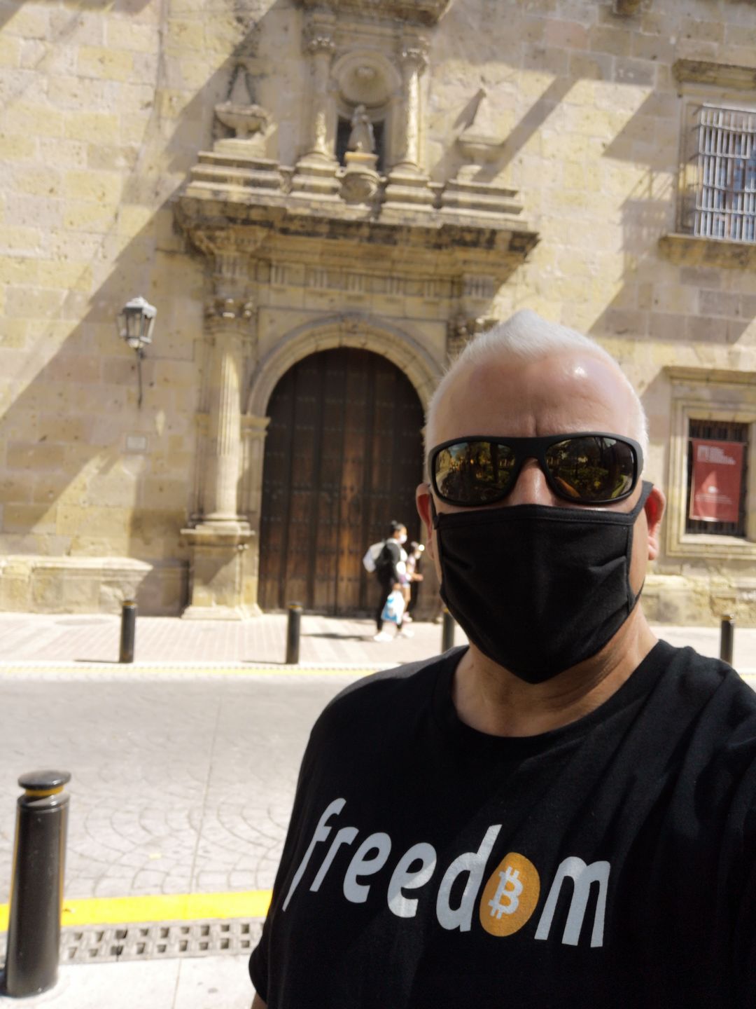 Customer photo review of Freedom Bitcoin T-Shirt