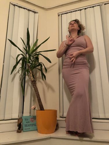 Customer photo review of Bamboo Vest Top Rosewood