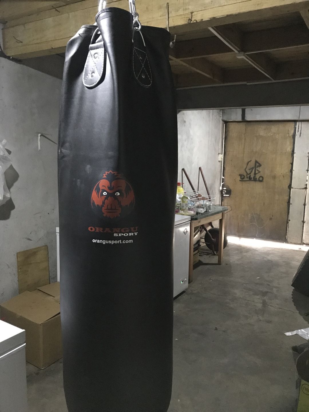 Customer photo review of Saco de Boxeo Tradicional