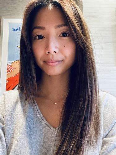 Customer photo review of Mariah solitaire mini pearl choker