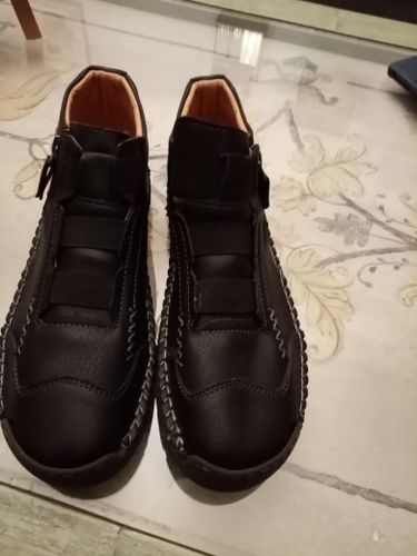 Customer photo review of New Fashion Split Leather Zip Shoes(Buy 2 Get 10% off, 3 Get 15% off )
